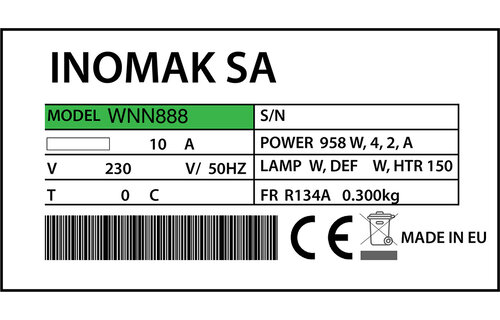 Inomak WNN888 Türdichtung 65,0 x 51,5 cm