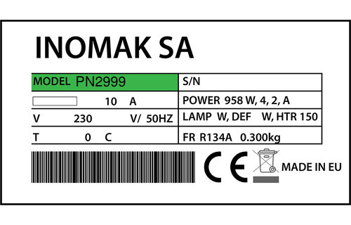 Inomak PN2999 Türdichtung 65,8 x 41,2 cm