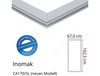 Inomak CA170/SL (neues Modell) Türdichtung 162,5 x 67,0 cm