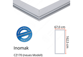 Inomak CZ170 (neues Modell) Türdichtung 162,5 x 67,0 cm