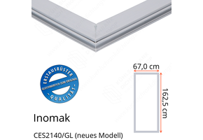 Inomak CES2140/GL (neues Modell) Türdichtung 162,5 x 67,0 cm