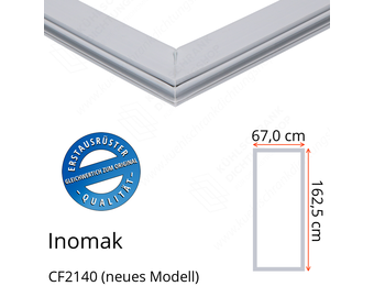 Inomak CF2140 (neues Modell) Türdichtung 162,5 x 67,0 cm
