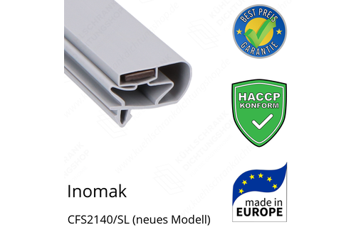 Inomak CFS2140/SL (neues Modell) Türdichtung 162,5 x 67,0 cm