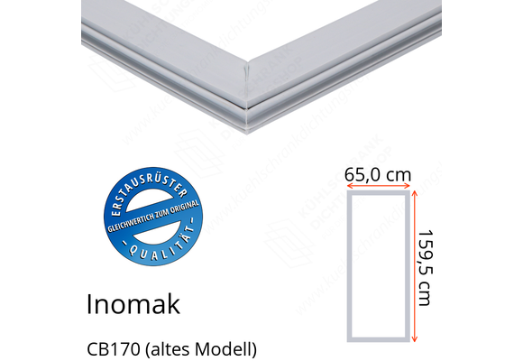 Inomak CB170 (altes Modell) Türdichtung 159,5 x 65,0 cm