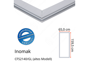 Inomak CFS2140/GL (altes Modell) Türdichtung 159,5 x 65,0 cm