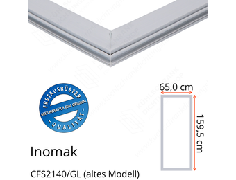 Inomak CFS2140/GL (altes Modell) Türdichtung 159,5 x 65,0 cm