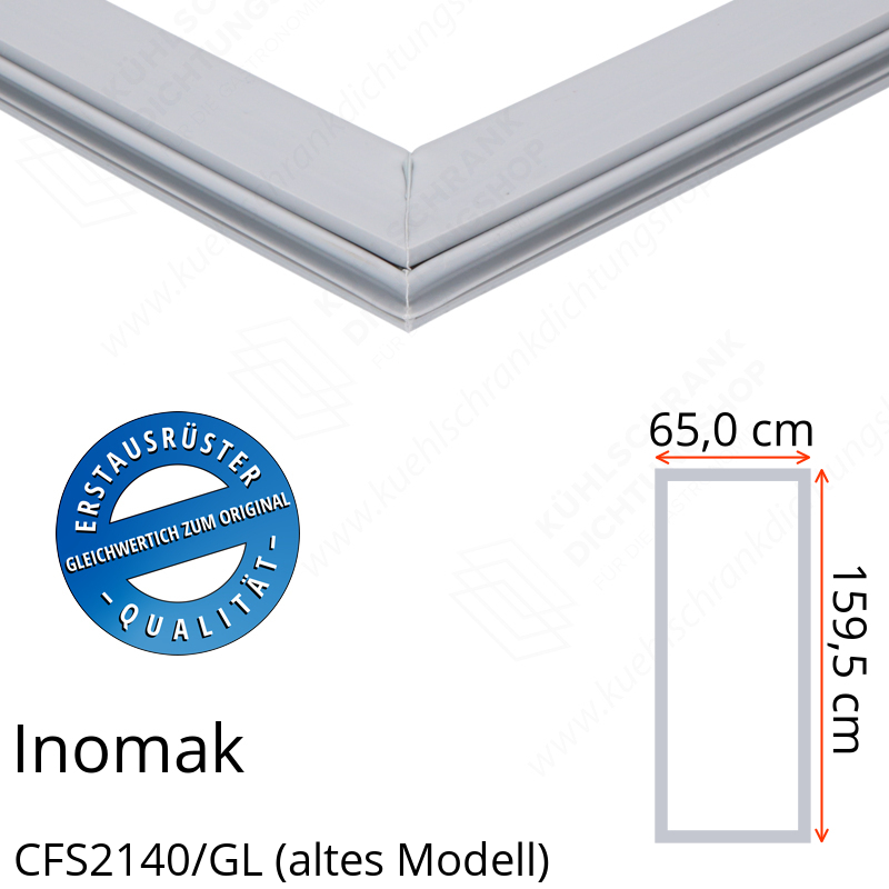 Inomak CFS2140/GL (altes Modell) Türdichtung 159,5 x 65,0 cm