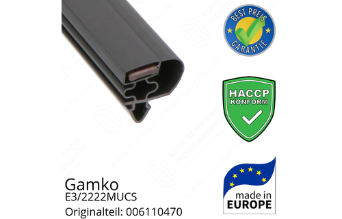 Gamko E3/2222MUCS Türdichtung 76,5 x 50,3 cm