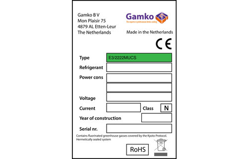 Gamko E3/2222MUCS Türdichtung 76,5 x 50,3 cm