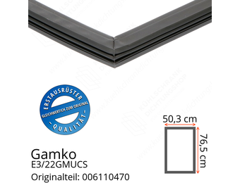 Gamko E3/22GMUCS Türdichtung 76,5 x 50,3 cm