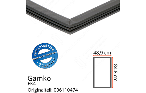 Gamko FK4 Türdichtung 84,8 x 48,9 cm