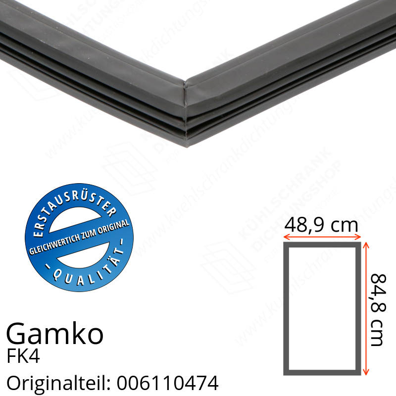 Gamko FK4 Türdichtung 84,8 x 48,9 cm