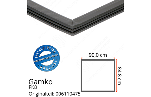Gamko FK8 Türdichtung 84,8 x 90,0 cm