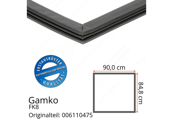 Gamko FK8 Türdichtung 84,8 x 90,0 cm