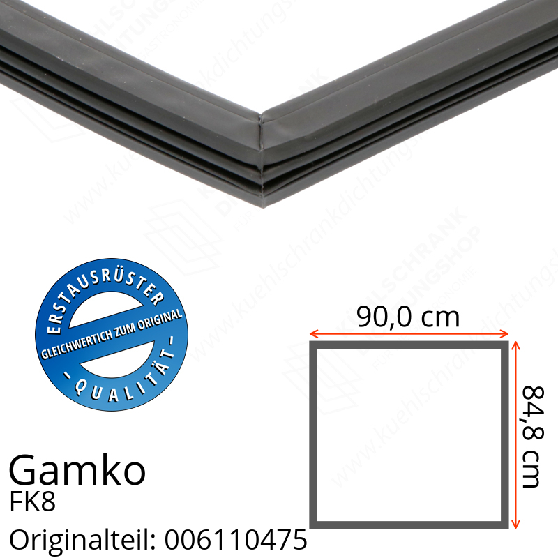 Gamko FK8 Türdichtung 84,8 x 90,0 cm