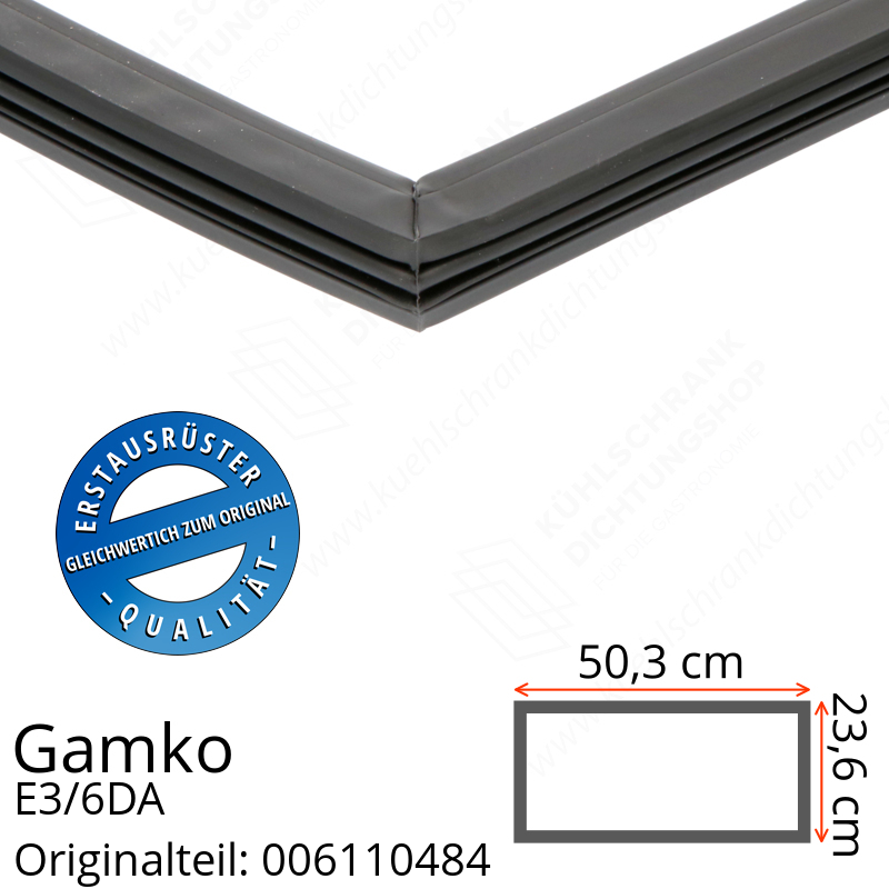 Gamko E3/6DA Schubladendichtung 23,6 x 50,3 cm