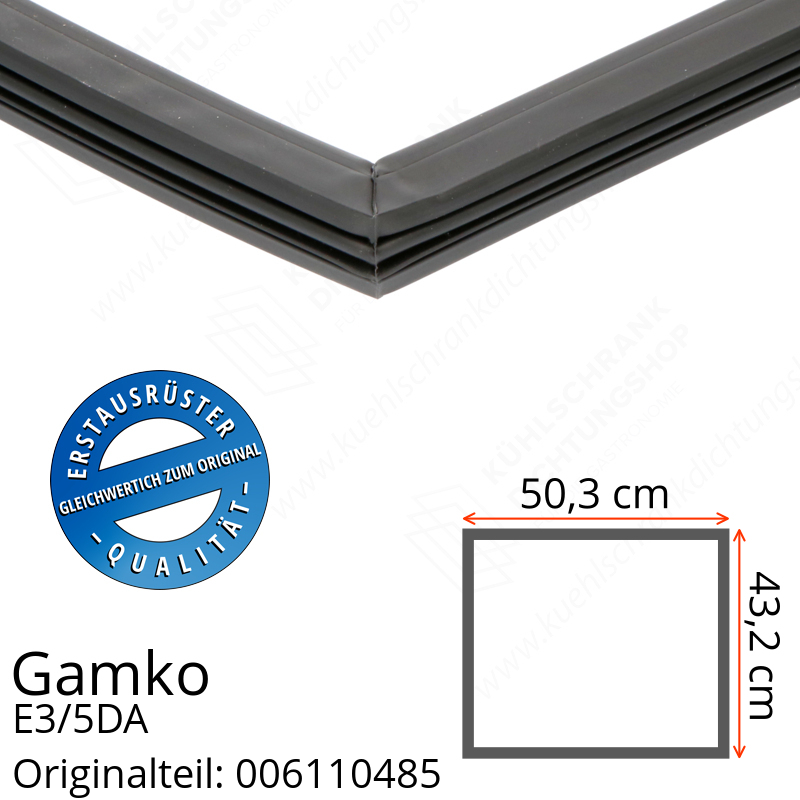 Gamko E3/5DA Schubladendichtung 43,2 x 50,3 cm