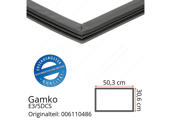 Gamko E3/5DCS Schubladendichtung 30,6 x 50,3 cm