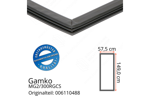 Gamko MG2/300RGCS Türdichtung 149,0 x 57,5 cm
