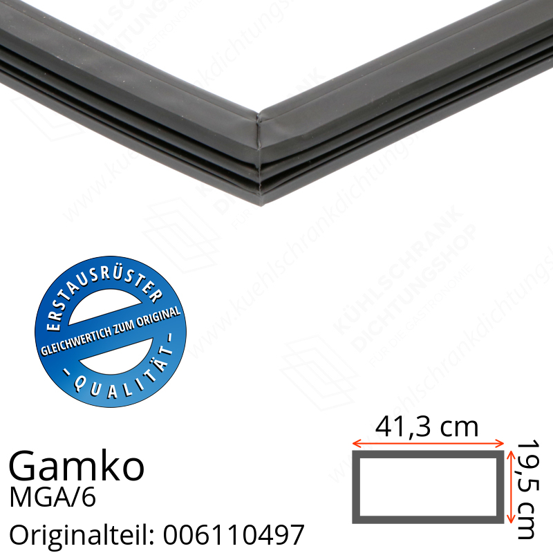 Gamko MGA/6 Schubladendichtung 19,5 x 41,3 cm