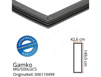 Gamko MG/500LGCS Türdichtung 149,0 x 42,6 cm