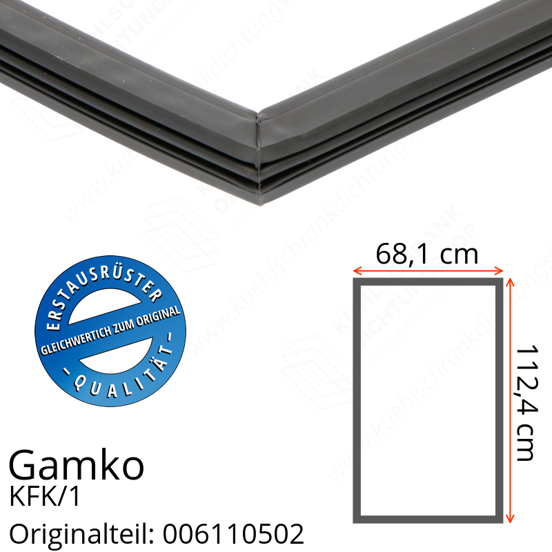 Gamko KFK/1 Türdichtung 112,4 x 68,1 cm