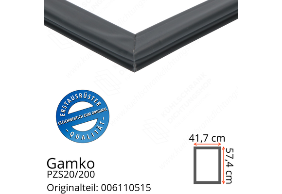 Gamko PZS20/200 Türdichtung 57,4 x 41,7 cm
