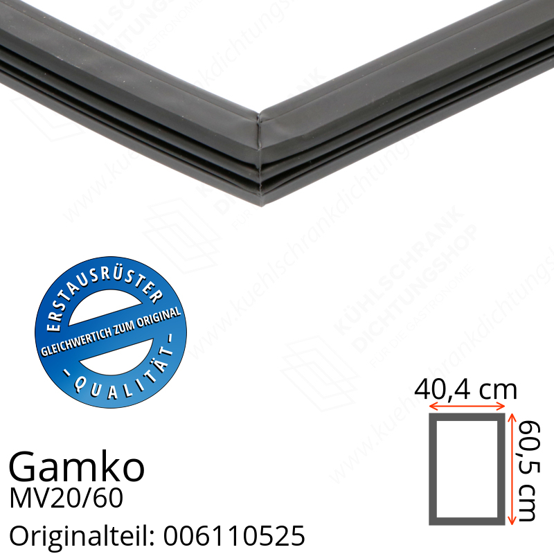 Gamko MV20/60 Türdichtung 60,5 x 40,4 cm