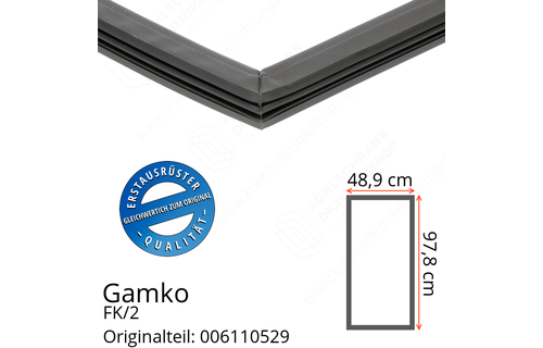 Gamko FK/2 Türdichtung 97,8 x 48,9 cm