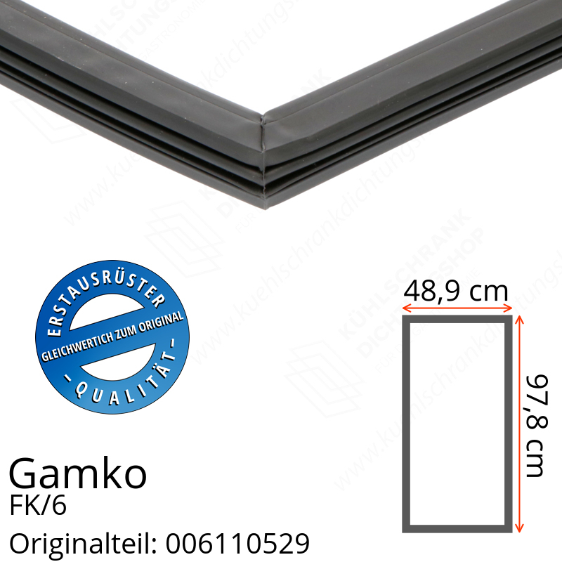 Gamko FK/6 Türdichtung 97,8 x 48,9 cm