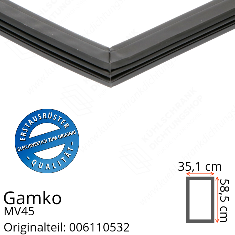 Gamko MV45 Türdichtung 58,5 x 35,1 cm