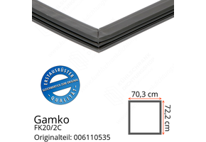 Gamko FK20/2C Türdichtung 72,2 x 70,3 cm