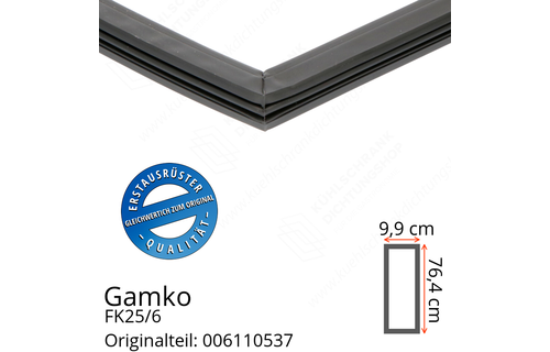 Gamko FK25/6 Türdichtung 76,4 x 29,9 cm
