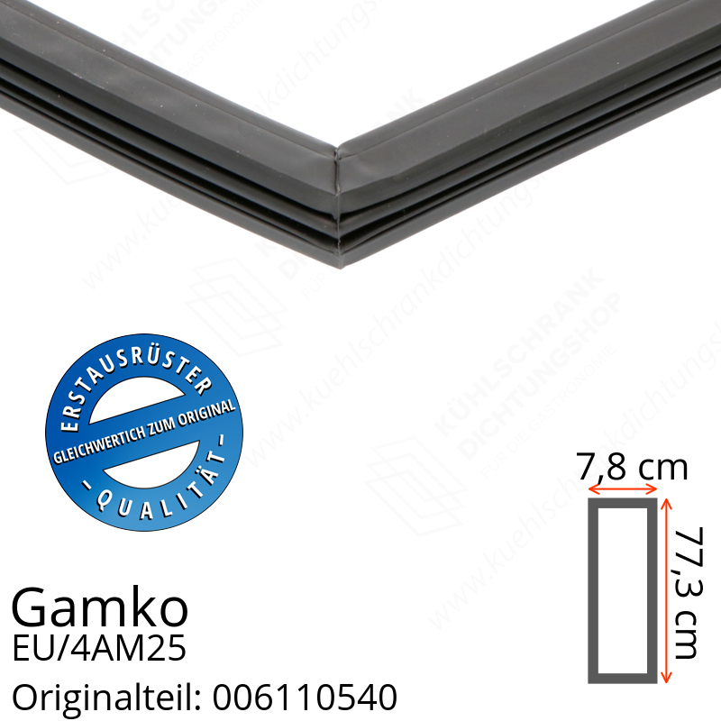 Gamko EU/4AM25 Türdichtung 77,3 x 27,8 cm
