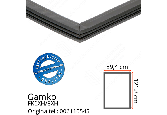 Gamko FK6XH/8XH Türdichtung 121,8 x 89,4 cm
