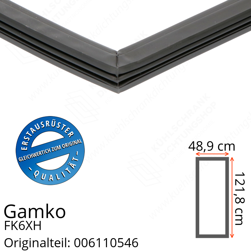 Gamko FK6XH Türdichtung 121,8 x 48,9 cm