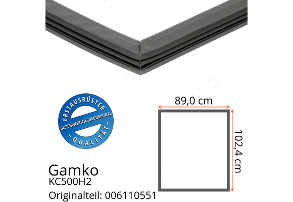 Gamko KC500H2 Türdichtung 102,4 x 89,0 cm