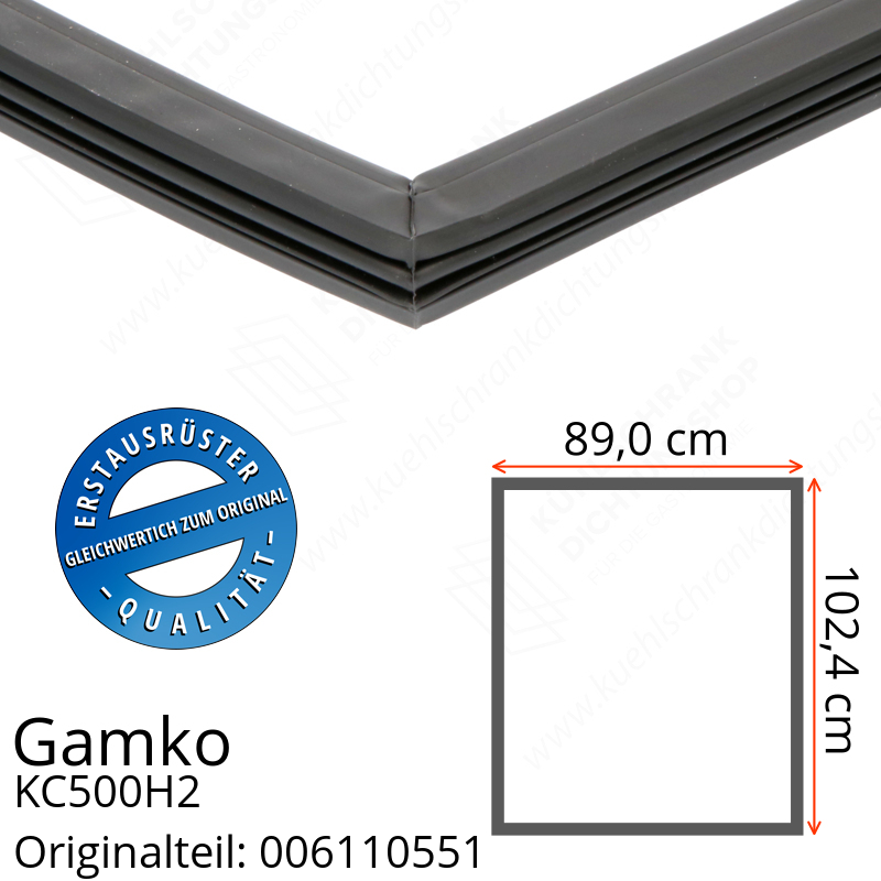 Gamko KC500H2 Türdichtung 102,4 x 89,0 cm