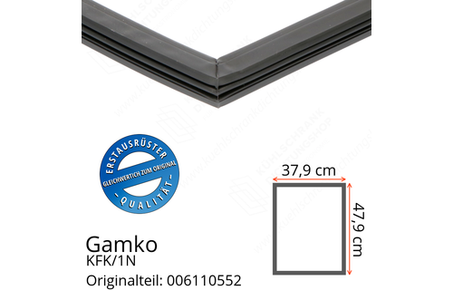 Gamko KFK/1N Türdichtung 47,9 x 37,9 cm