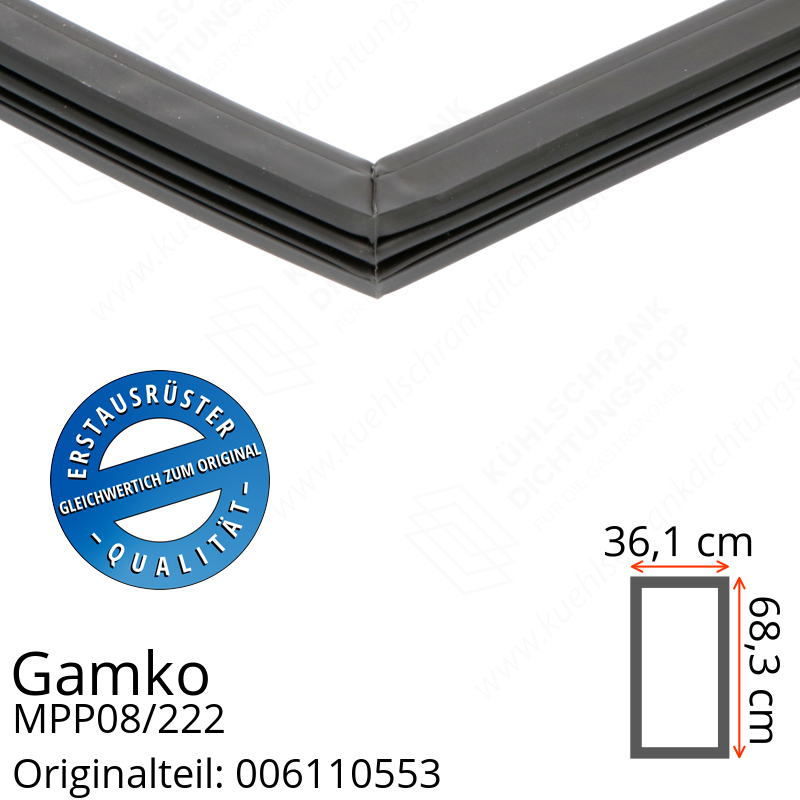 Gamko MPP08/222 Türdichtung 68,3 x 36,1 cm