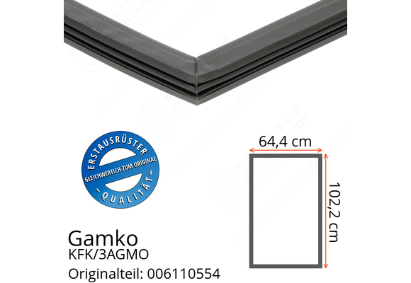 Gamko KFK/3AGMO Türdichtung 102,2 x 64,4 cm