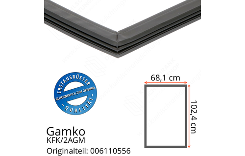 Gamko KFK/2AGM Türdichtung 102,4 x 68,1 cm