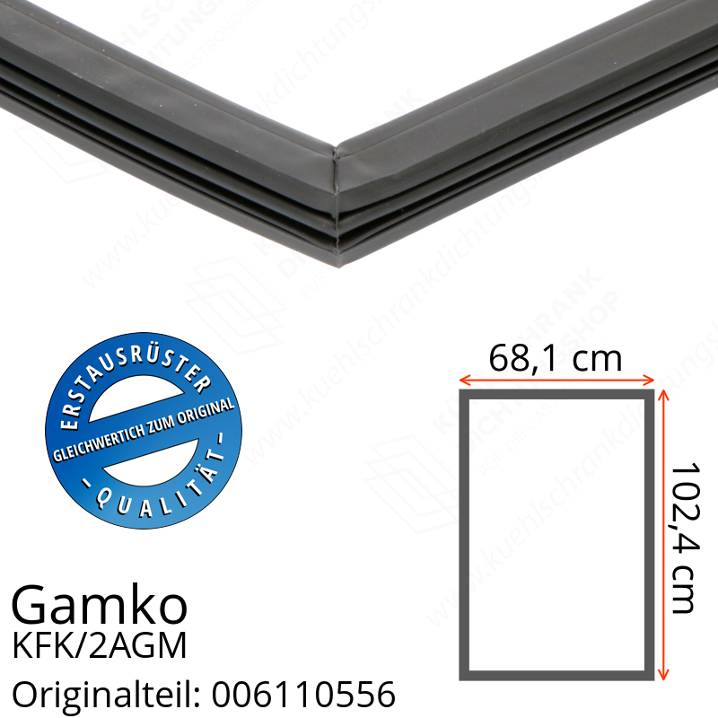 Gamko KFK/2AGM Türdichtung 102,4 x 68,1 cm