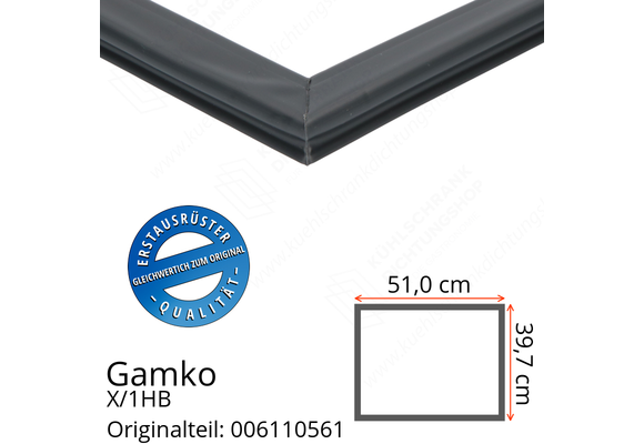 Gamko X/1HB Schubladendichtung 39,7 x 51,0 cm