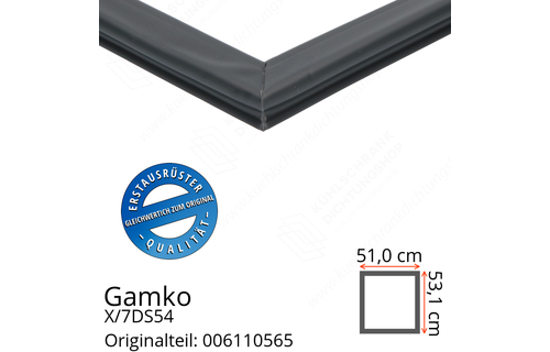 Gamko X/7DS54 Schubladendichtung 53,1 x 51,0 cm
