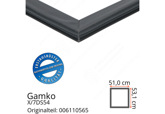 Gamko X/7DS54 Schubladendichtung 53,1 x 51,0 cm