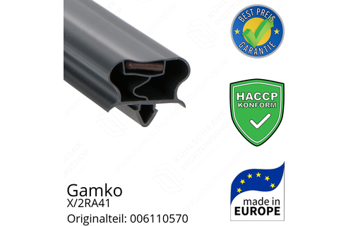 Gamko X/2RA41 Türdichtung 79,9 x 38,0 cm