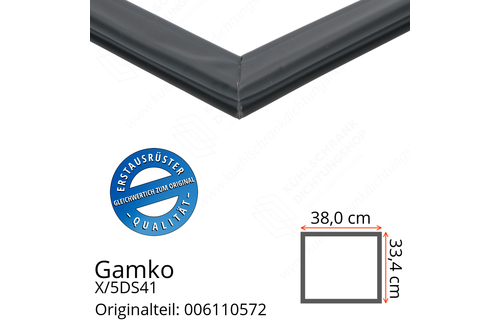Gamko X/5DS41 Schubladendichtung 33,4 x 38,0 cm