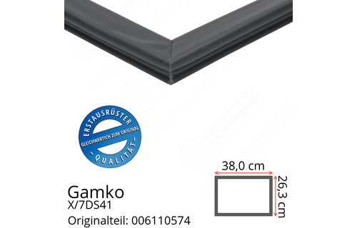 Gamko X/7DS41 Schubladendichtung 26,3 x 38,0 cm