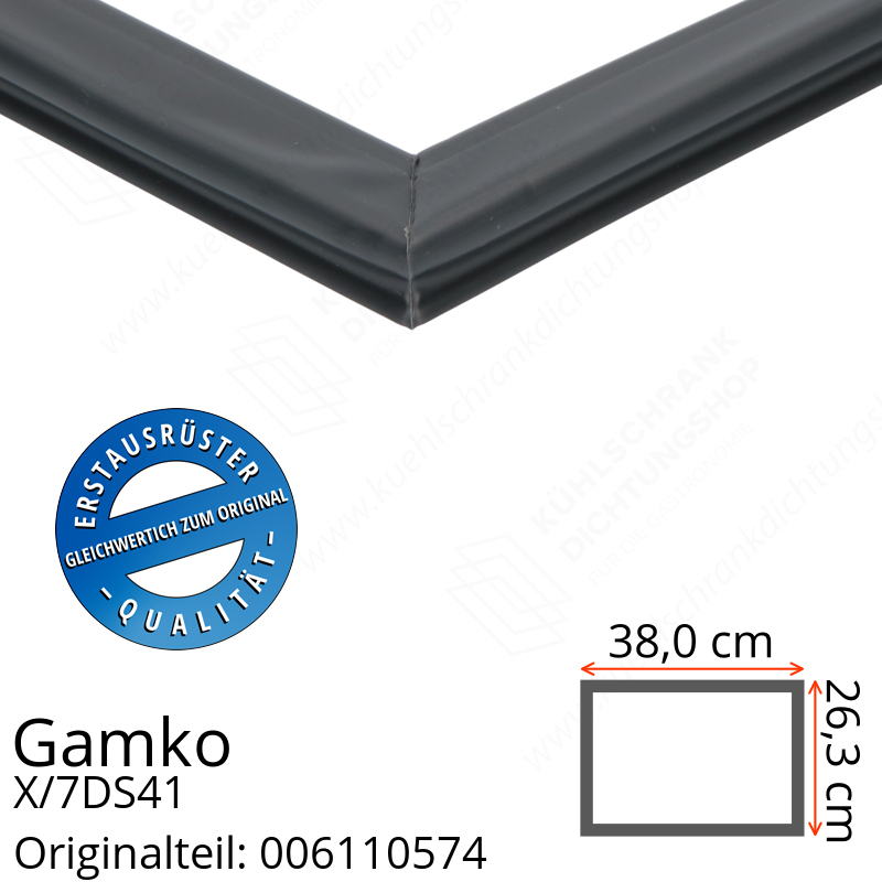 Gamko X/7DS41 Schubladendichtung 26,3 x 38,0 cm